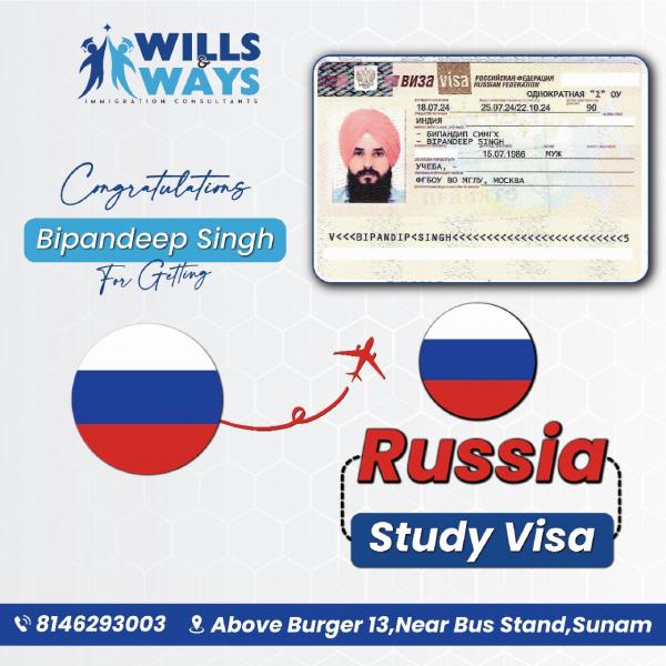 BIPANDEEP SINGH RUSSIA STUDY VISA
