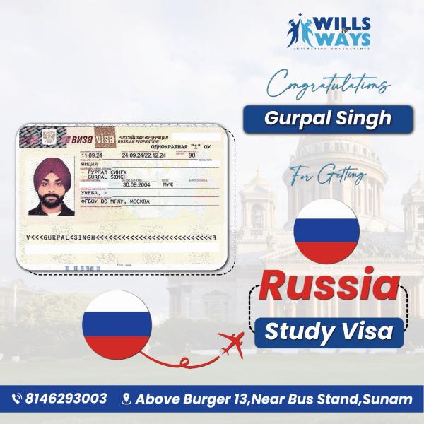 GURPAL SINGH RUSSIA STUDY VISA