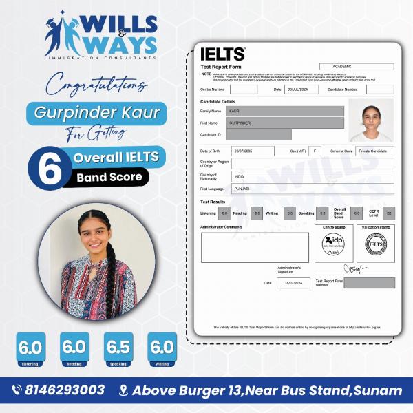 GURPINDER K IELTS