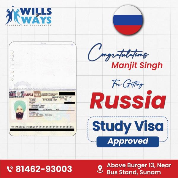 MANJEET SINGH RUSSIA STUDY VISA