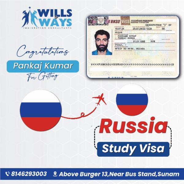 PANKAJ KUMAR RUSSIA STUDY VISA