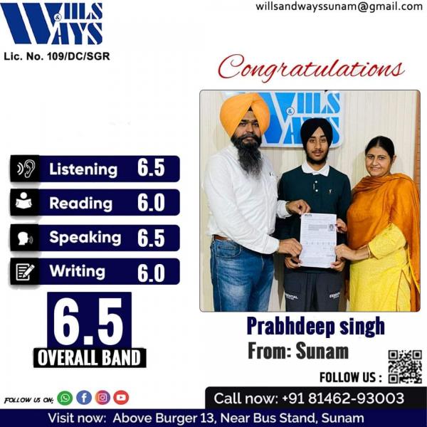 PRABHDEEP S IELTS