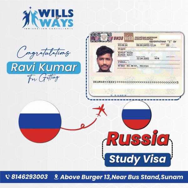 RAVI KUMAR RUSSIA STUDY VISA