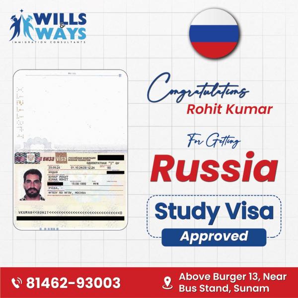 ROHIT KUMAR RUSSIA STUDY VISA
