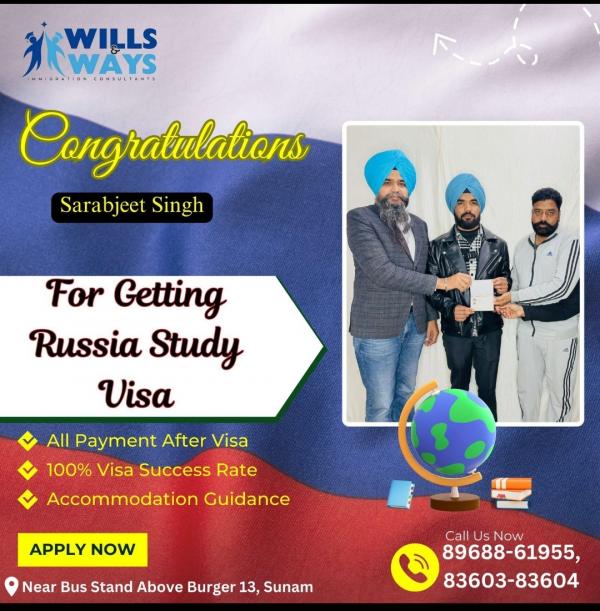 SARABJEET SINGH RUSSIA STUDY VISA