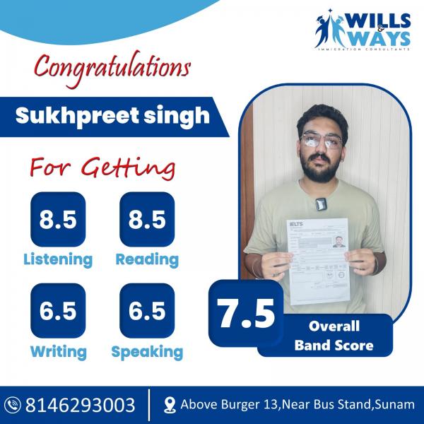 SUKHPREET S IELTS