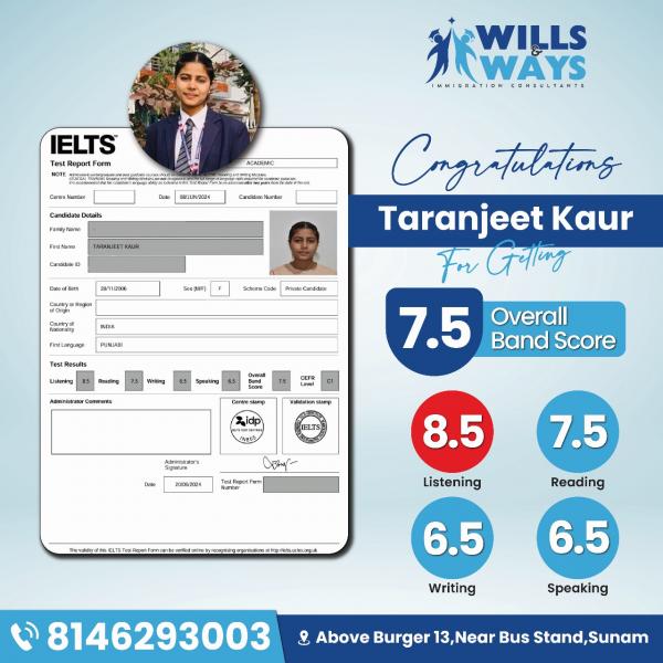 TARANJEET K IELTS