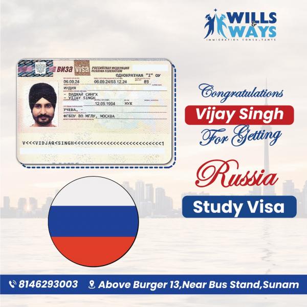 VIJAY SINGH RUSSIA STUDY VISA